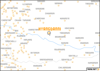 map of Hyangdan-ni
