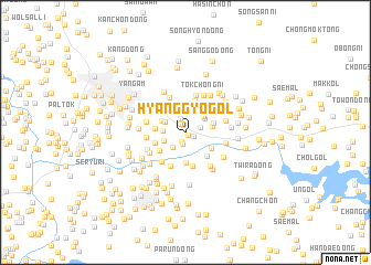 map of Hyanggyo-gol