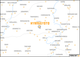 map of Hyanggyot\