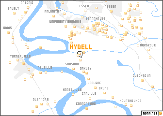 map of Hydell