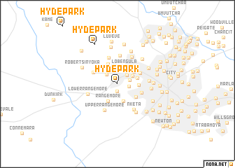 map of Hyde Park
