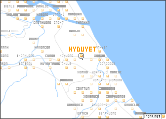 map of Hy Duyệt