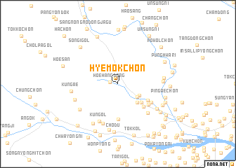 map of Hyemok-ch\