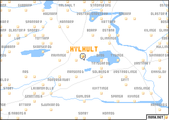 map of Hylhult