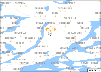 map of Hylta