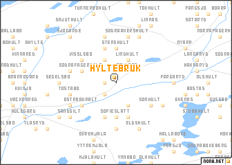 map of Hyltebruk