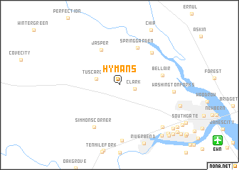 map of Hymans