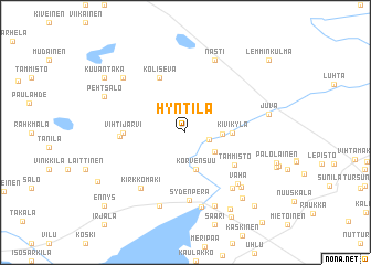 map of Hyntilä