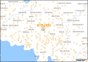 map of Hyoja-ri