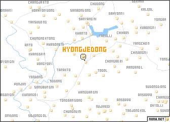 map of Hyŏngje-dong