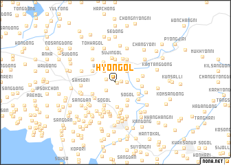 map of Hyŏn-gol