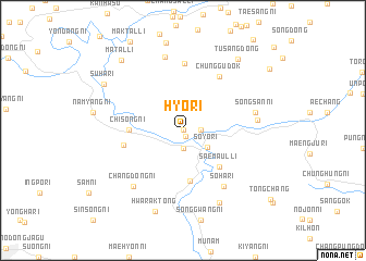 map of Hyo-ri