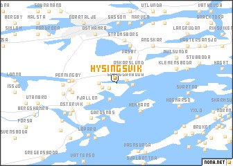 map of Hysingsvik