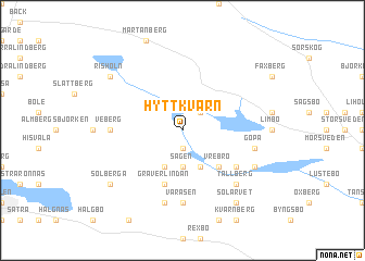 map of Hyttkvarn