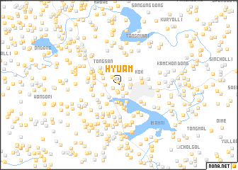 map of Hyuam