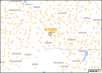 map of Hyuam