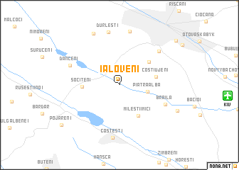 map of Ialoveni
