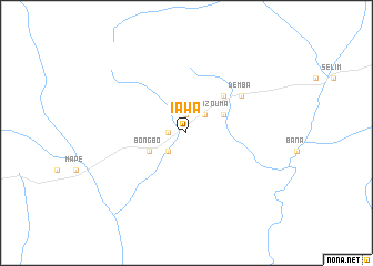 map of Iawa