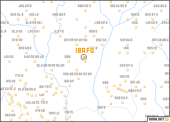 map of Ibafo