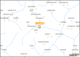 map of Ibagei