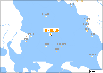 map of Ibakoda