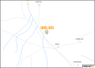 map of Ibalani