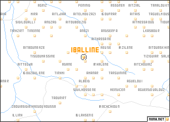 map of Iballine
