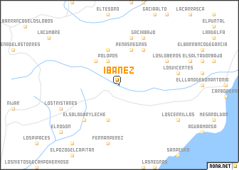 map of Ibáñez