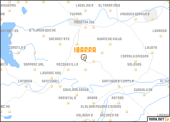 map of Ibarra