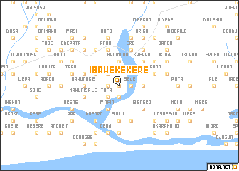 map of Ibawe Kekere