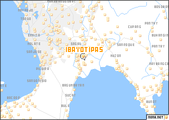 map of Ibayo-Tipas