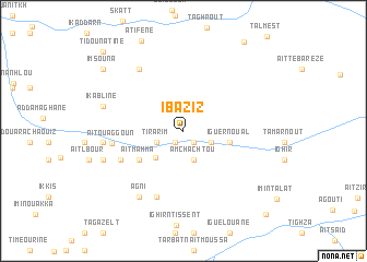 map of Iba‘ziz