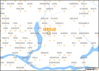 map of Ibbojo