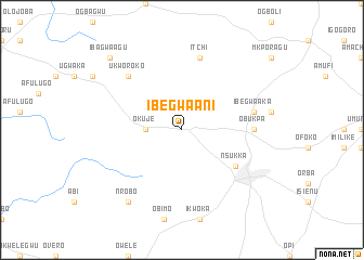 map of Ibegwa Ani