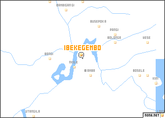 map of Ibeke Gembo
