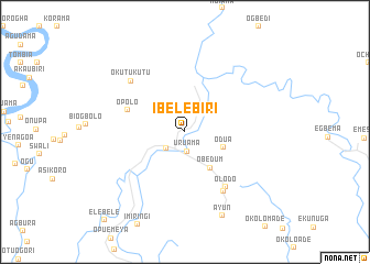 map of Ibelebiri