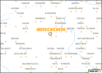 map of Iberkchichene