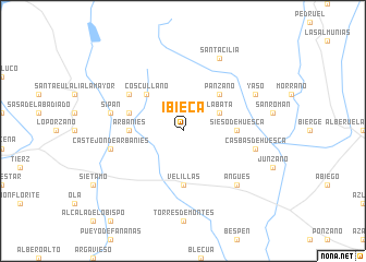 map of Ibieca