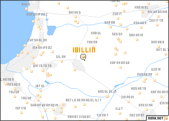 map of I‘billīn