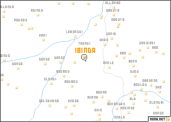 map of Ibinda