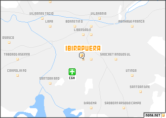 map of Ibirapuera