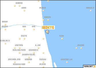 map of Ibokye