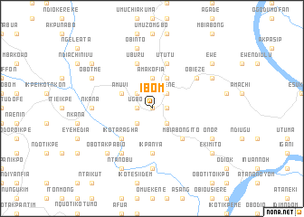 map of Ibom