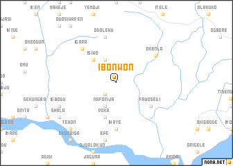 map of Ibonwon