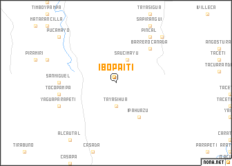 map of Ibopaiti
