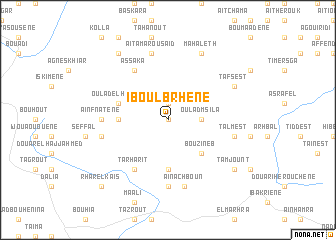 map of Iboulbrhene