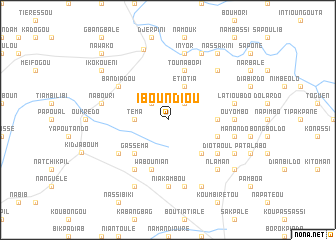 map of Iboundiou