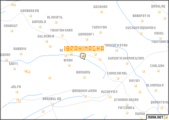 map of Ibrāhīm Āghā