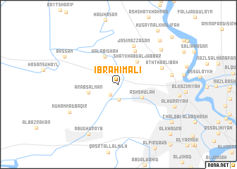 map of Ibrāhīm ‘Alī