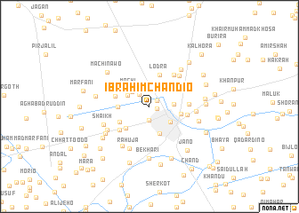 map of Ibrahīm Chāndio